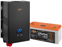 Photos - UPS Logicpower LPE-W-PSW-3600VA Plus + LP LiFePO4 LCD 24V 100 Ah 3600 VA