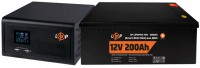 Photos - UPS Logicpower LPE-B-PSW-430VA Plus + LP LiFePO4 12V 200 Ah 430 VA