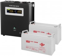 Photos - UPS Logicpower LPY-W-PSW-1500VA Plus + 2 x LPM-GL 12V 120 Ah 1500 VA