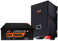 Photos - UPS Logicpower LPE-W-PSW-3600VA Plus + LP LiFePO4 24V 200 Ah 3600 VA