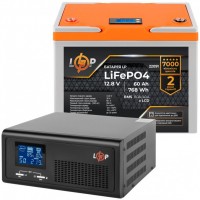 Photos - UPS Logicpower LPE-B-PSW-430VA Plus + LP LiFePO4 LCD 12V 60 Ah 430 VA