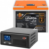 Photos - UPS Logicpower LPE-B-PSW-1000VA Plus + LP LiFePO4 LCD 12V 60 Ah 1000 VA