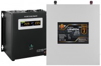 Photos - UPS Logicpower LPY-W-PSW-2500VA Plus + LP LiFePO4 25.6V 120 Ah 2500 VA