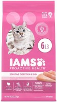 Photos - Cat Food IAMS ProActive Health Sensitive Digestion Turkey  2.72 kg