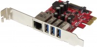 PCI Controller Card Startech.com PEXUSB3S3GE 