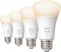 Photos - Light Bulb Philips Smart Bulb A19 9.5W 2700K E26 4 pcs 