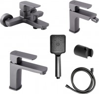 Photos - Bath Tap Set Q-tap Lipno QTLIPNO1023101G45458 