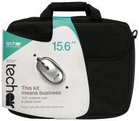 Photos - Laptop Bag Techair Classic Basic Briefcase 15.6 with mouse 15.6 "