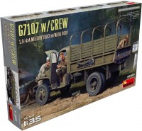 Photos - Model Building Kit MiniArt G7107 w/Crew 1.5t 4x4 Cargo Truck w/Metal Body (1:35) 