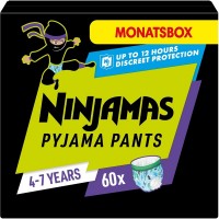 Photos - Nappies Pampers Ninjamas Pyjama Boy Pants 4-7 / 60 pcs 