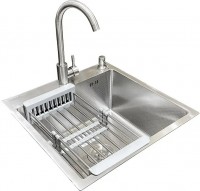 Kitchen Sink Romzha Arta Carbon U-450 A RO41523 500x500