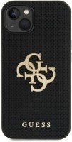 Photos - Case GUESS Perforated Glitter Logo for iPhone 15 