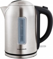 Photos - Electric Kettle Morphy Richards Quiet Boil 980580 3000 W 1.7 L  stainless steel