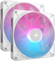 Photos - Computer Cooling Corsair iCUE LINK RX140 RGB PWM Twin Pack White 