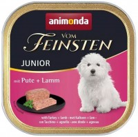 Photos - Dog Food Animonda Vom Feinsten Junior Turkey/Lamb 150 g 1