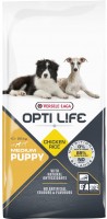 Photos - Dog Food Versele-Laga Opti Life Puppy Medium Chicken 12.5 kg 