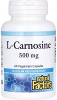 Photos - Amino Acid Natural Factors L-Carnosine 500 mg 60 cap 