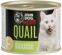 Photos - Cat Food John Dog Adult Quail Mousse  200 g