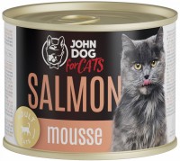 Photos - Cat Food John Dog Adult Salmon Mousse  200 g