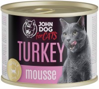 Photos - Cat Food John Dog Adult Turkey Mousse 200 g 