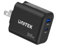 Photos - Charger Unitek GaN PD 35W USB-C + USB-A 