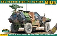 Photos - Model Building Kit Ace VBL French Light AT Carrier Milan (1:72) 