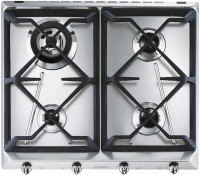 Photos - Hob Smeg SRV564GH3 stainless steel