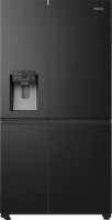 Photos - Fridge Hisense RS-818N4IFE black