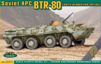 Photos - Model Building Kit Ace Soviet APC BTR-80 (1:72) 
