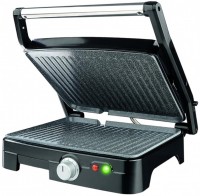 Photos - Electric Grill GOURMETmaxx 07051 stainless steel