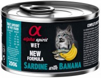Photos - Cat Food Alpha Spirit Cat Canned Sardine/Banana 200 g 