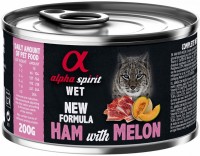 Photos - Cat Food Alpha Spirit Cat Canned Ham/Melon 200 g 