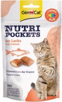 Photos - Cat Food GimCat Nutri Pockets Salmon 60 g 