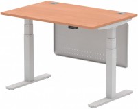 Photos - Office Desk Dynamic Air with Cable Ports with Panel (1200 mm) 