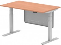 Photos - Office Desk Dynamic Air without Cable Ports with Panel (1400 mm) 