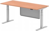 Photos - Office Desk Dynamic Air without Cable Ports with Panel (1800 mm) 