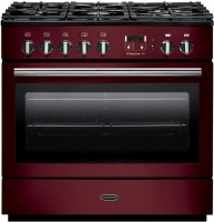 Photos - Cooker Rangemaster PROP90FXDFFCY/C burgundy