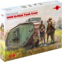 Photos - Model Building Kit ICM WWI British Tank Crew (1:35) 