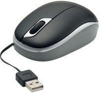 Mouse Verbatim Retractable Cable USB-A Optical Mouse 