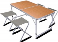 Photos - Outdoor Furniture REDCLIFFS Foldable Camping Table With 4 Chairs 