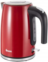 Photos - Electric Kettle SWAN TownHouse SK14015RN burgundy