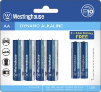 Photos - Battery Westinghouse Dynamo Alkaline 4xAA + 2xAAA 