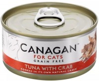 Photos - Cat Food Canagan GF Canned Tuna/Crab 75 g 