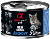 Photos - Cat Food Alpha Spirit Cat Canned Anchovy Protein 200 g 