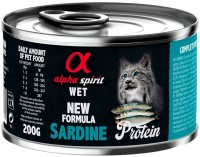 Photos - Cat Food Alpha Spirit Cat Canned Sardine Protein 200 g 