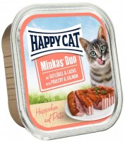 Photos - Cat Food Happy Cat Minkas Duo Poultry/Salmon 100 g 
