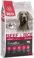 Photos - Dog Food Blitz Adult Sensitive Beef/Rice 