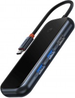 Photos - Card Reader / USB Hub BASEUS AcmeJoy 7-Port Type-C HUB Adapter 