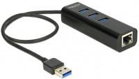 Photos - Card Reader / USB Hub Delock 62653 