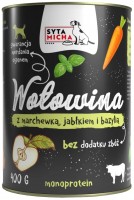 Photos - Dog Food Syta Micha Adult Canned Beef/Carrot 400 g 1
